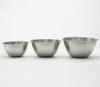 Nagao Deep Bowl Matte Stainless Made in Japan Tsubame-Sanjo Set, 20cm, 23cm, 26cm, Finish, 18-8 Steel,
