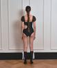 VINAJ See-Through Puff Irene Monokini (Black)