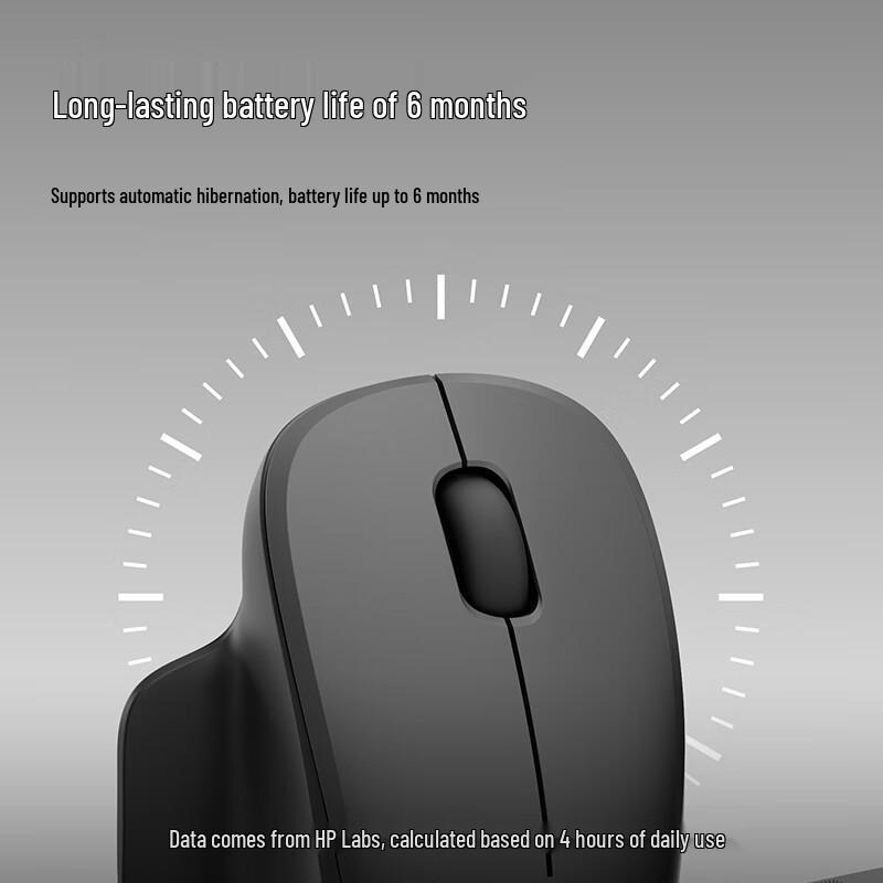 HP Professor SE Ergonomic Dual-Mode Wireless Mouse