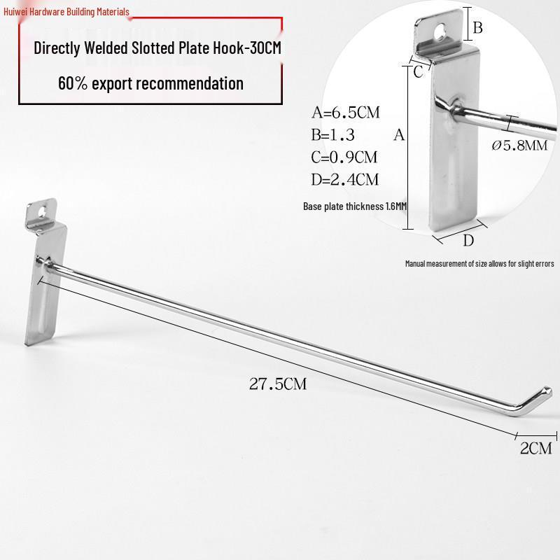Universal Pegboard Hooks for Wall Display, Multiple Sizes