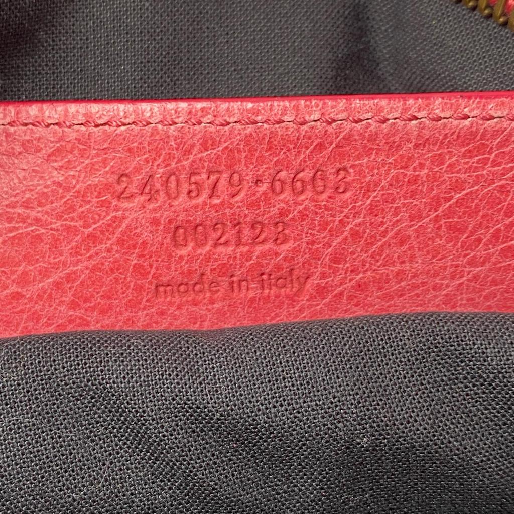 Used BALENCIAGAShoulder Bag pink leather Women