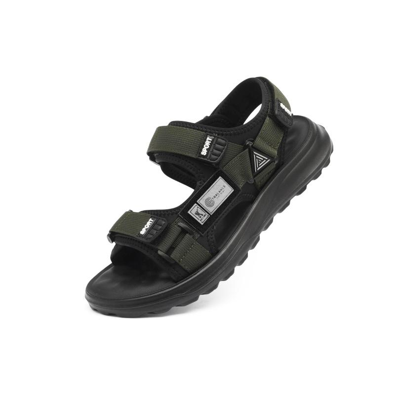 Summer Sandals Shoes Men Outdoor Lightweight Anti-slip Flat Men Shoes Breathable Beach Water-resistant Beach Casual Shoes Men 39