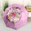 1pc Pokemon Circular Illustration Umbrella with Plastic Handle,Suitable for All Seasons Home Travel Outdoor UmbrellaM1202