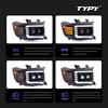 Toyota Land Cruiser LC76 Headlight Assembly: LED Daytime Running Lights & Flowing Turn Signals for LC71 Modification