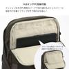 Day Backpack Pockes Hug Backpack 3 19L A4 PC with Sacoche Included 20212 Black [Double & Night] 14.0-inch