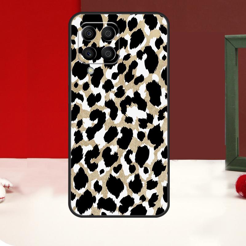 Leopard Print Case For Samsung Galaxy M52 M32 M12 M54 M34 M14 M35 M56 M06 M55 M15 M11 M13 M16 M36 M31 M53
