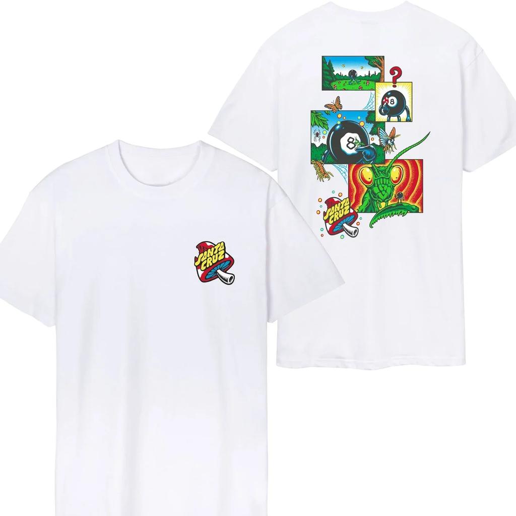 Skateboard Casual Cotton Men's T-Shirt Loose Sports Cruz Women Short Sleeve Tiger Print Street Trend Hip Hop Harajuku Clothing