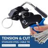 Household Fastening Belt Cutting/Tightening Tool Stainless Steel Cable Tie Pliers Cable Tie Gun Self-Locking Cable Tie Cutter