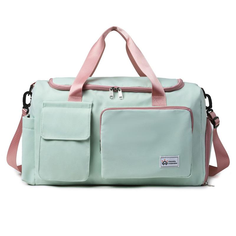 Die neue modische und hochwertige tragbare Fitness-Tasche kann diagonal als Trennbeutel für trockene und nasse Sachen für kurze Geschäftsreisen verwendet werden.