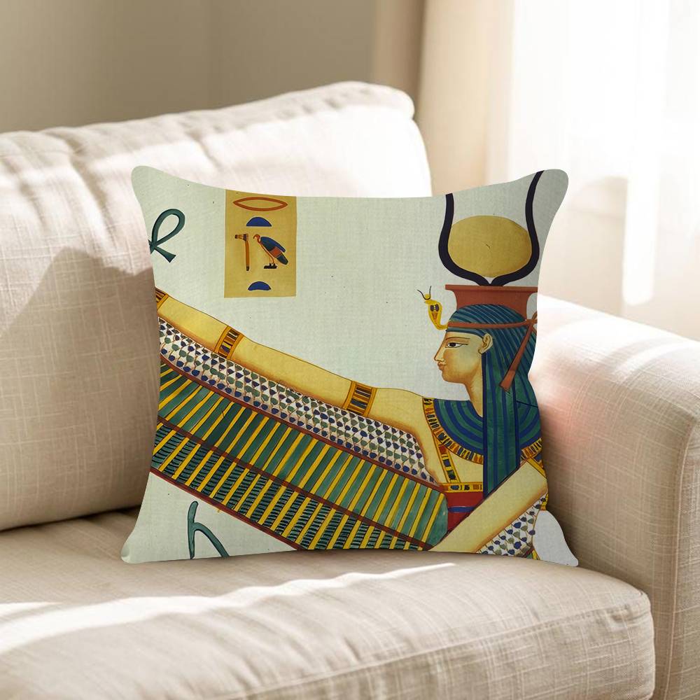 Altes Ägypten Kunst Kissen Anime Kissen Sofa Bett Kopfkissenbezug Kissenbezug Mode