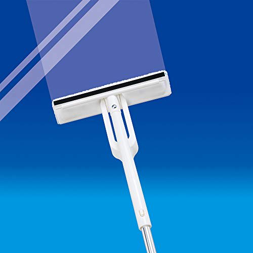 Azuma Glass Wiper for Windows and Screens, Easy-Squeeze Wiper 24F, 24cm Wiping Width, 100-145cm Total Length, Cleans Windows and Screens with Just One