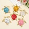 Unique Tortoise Design Brooch Lightweight Alloy Jewelry Lapel Pin For Business Outfit Birthday Gift