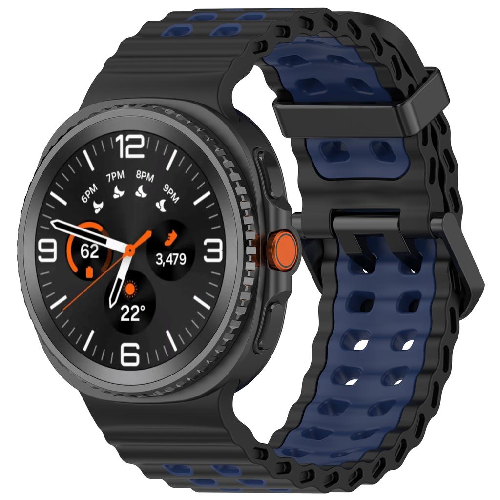 Ocean Silicone Strap for Samsung Galaxy Watch 8 40mm 44mm/8 Classic 46mm Bracelet Breathable Wristband for Galaxy Watch 8 Band