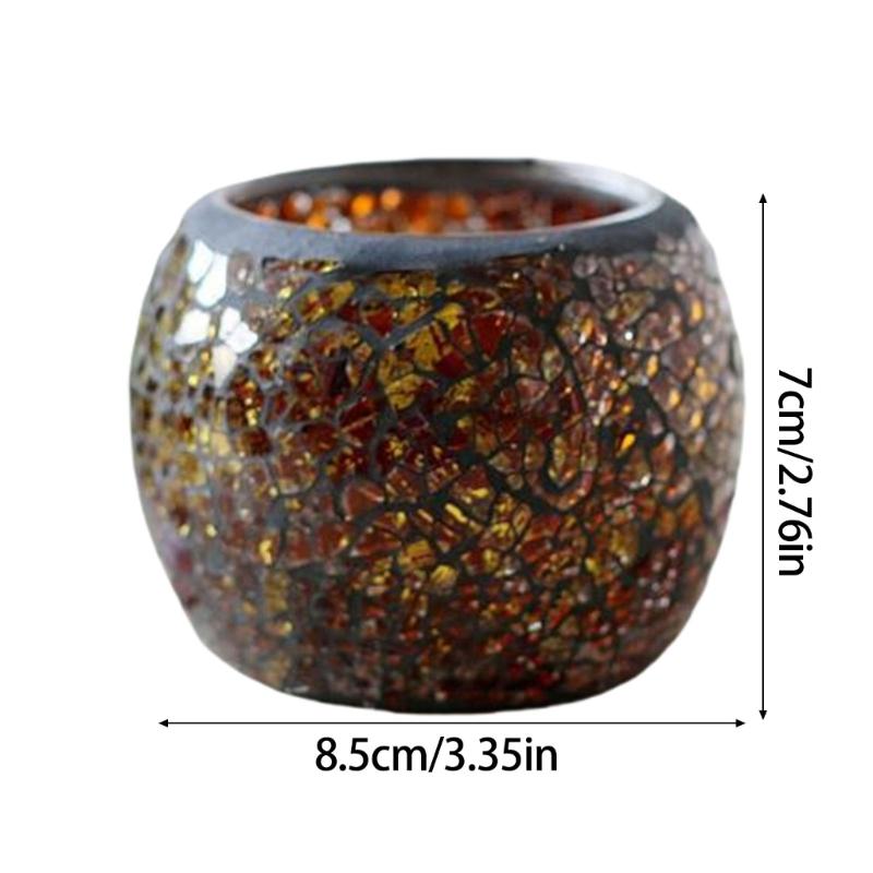 Romantische Evenementen Marokkaanse Glazen Kaarsenhouders Met Artistieke Tafeldecoratie