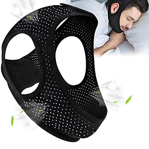 

aninako Anti-Snoring Aid, Chin Support, Prevents Mouth Breathing, Improves Snoring, Prevents Sore Throat, Promotes Nasal Breathing, Anti-Snoring Belt,