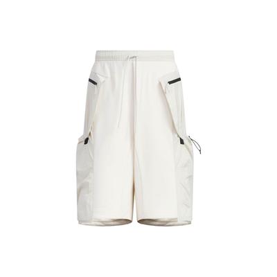Future Style Woven Mix Shorts Solid Color Minimalist Workwear Loose Fit Sports Casual Shorts Men Shorts Pink White JI9892