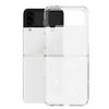 For Samsung Galaxy Z Flip4 5G Glitter Powder IMD Clear Phone Case Anti-Scratch Soft TPU Shockproof Protective Cover