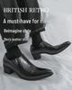 Men's Business & Casual Leather Slip-Ons: Formal & Pointed Toe Loafers for Spring/Autumn