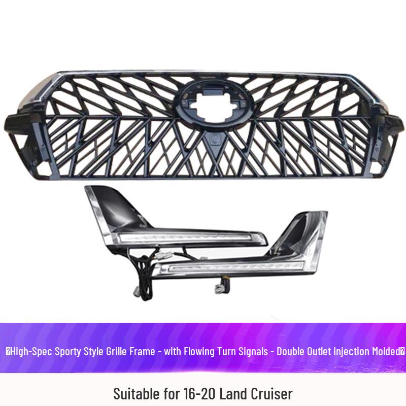 Fits 2008-2021 Land Cruiser: Sport GT Center Grille Trim & Frame
