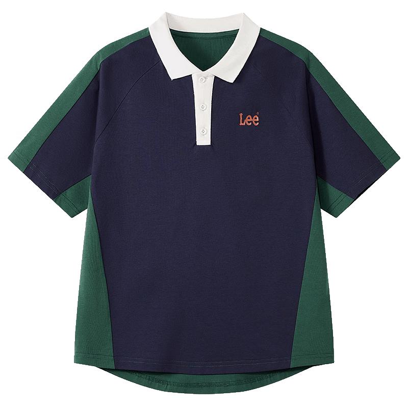 Lee Colorblock Short Sleeve Polo Shirt 160+