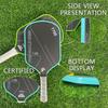 LEATOU Carbon Fiber Pickleball Paddles 16MM Carbon Fiber T700 Pickleball Paddle with 2PC Pickle Ball USAPA Approved