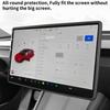 For Tesla Model Y Juniper / Launch 2025 Central Control Display Protective Frame Edge Console Screen Silicone Wrap Cover Kit
