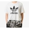 Adidas Originals Trefoil Camo Leopard Print Short Sleeve T-Shirt Men Tops White DN8034