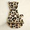 Handgemachter Wandbehang DIY Katzenförmiges Design Flur Aufbewahrungsregal Gastfamilie Leopardenmuster Einzigartige Heimdekoration
