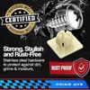 License Plate Screws with Nylon erts - Stainless Steel Rust Proof License