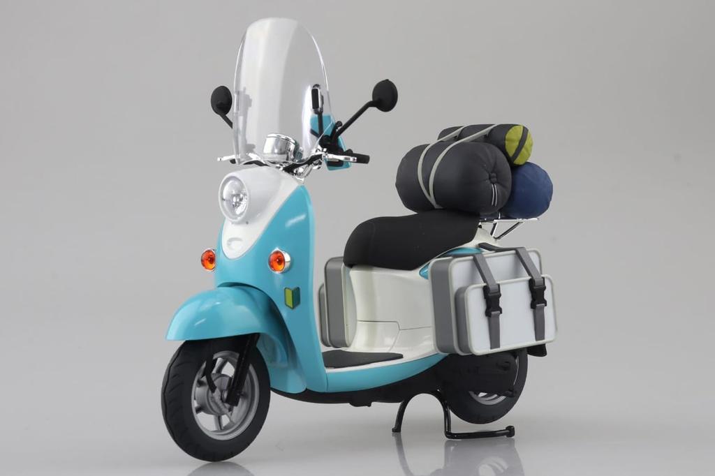 Aoshima Bunka Kyozaisha Yuru SEASON3 The Bike Series Rin Scooter Scale Plastic Model Camp No.YU-01 Shima's 1/12 Color-coded (Motorcycle)