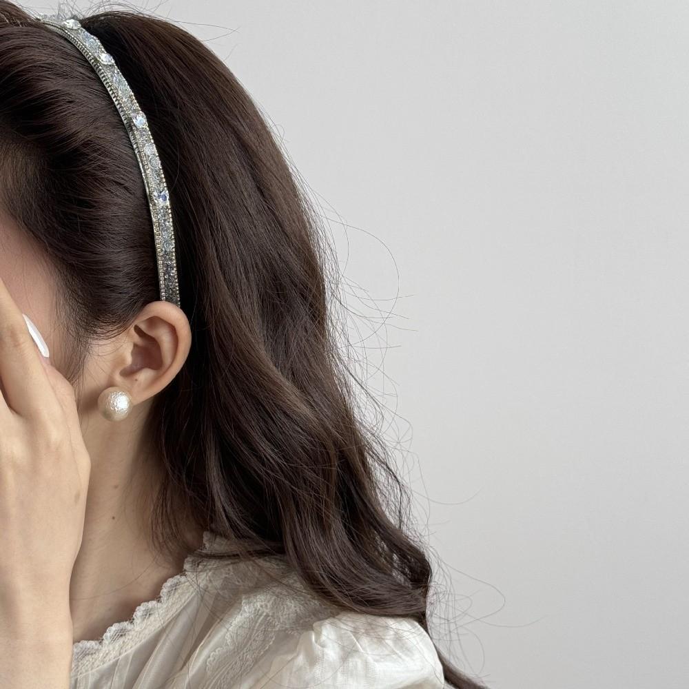 Elegant Crystal Headband Luxurious Rhinestone Hair Hoop Butterfly Hairband Girls