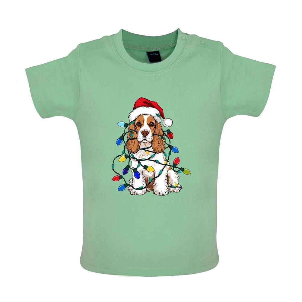 Cockapoo Christmas Dog - Baby Kids Boys Girls Unisex T-Shirt / Babygrow - Dog Dogs Pet Pets Love Funny 120