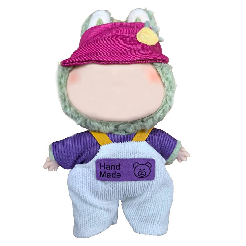 

17см Плюшевая одежда и аксессуары для куклы Лабубу 6,7 Кавайная кукла Мультяшная милая одежда Куклы Рождественский подарок