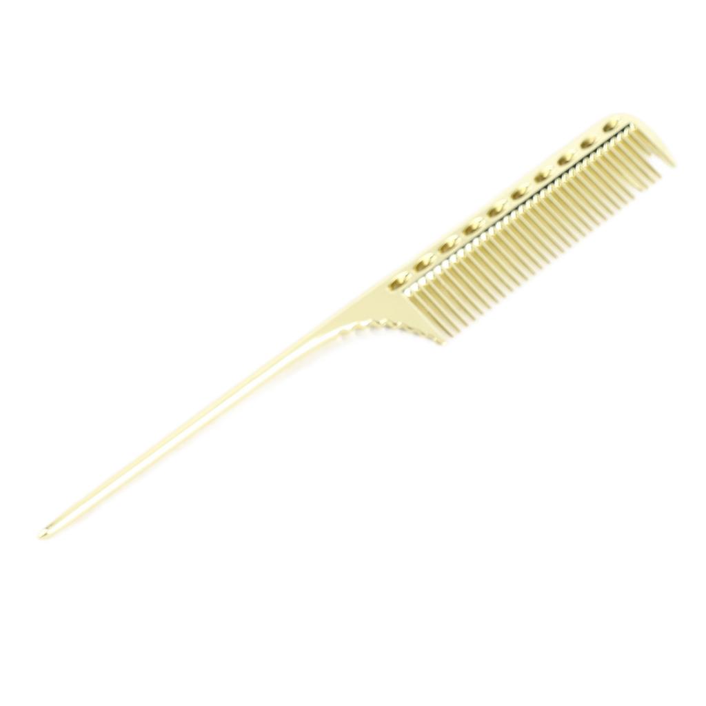 Salon Rat Tail Hair Comb Men Women Styling Comb Professional Barber Aluminum Metal Comb