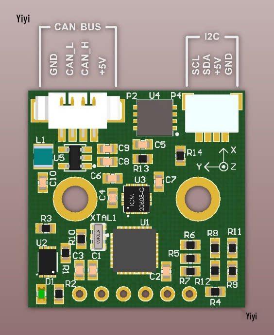 Basecam PRO CANBUS IMU Sensor: High-Current Driver Board for Large Gimbal Systems