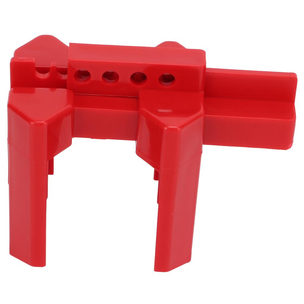 Adjustable Ball Valve Lock Red with 38mm Padlock for DN8‑DN50 Industry Chemicals Electricity Petroleum Coal