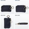 Leather Coin Purse with Key Chain Small Change Purse Keyring Card Holder Coin Pouch Multi-Use Small Wallet for Women