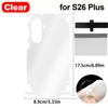 Full Coverage Back Screen Protectors Hydrogel Film with Side Frame Stickers for Samsung Galaxy S26 Plus Ultra S26+ S26U
