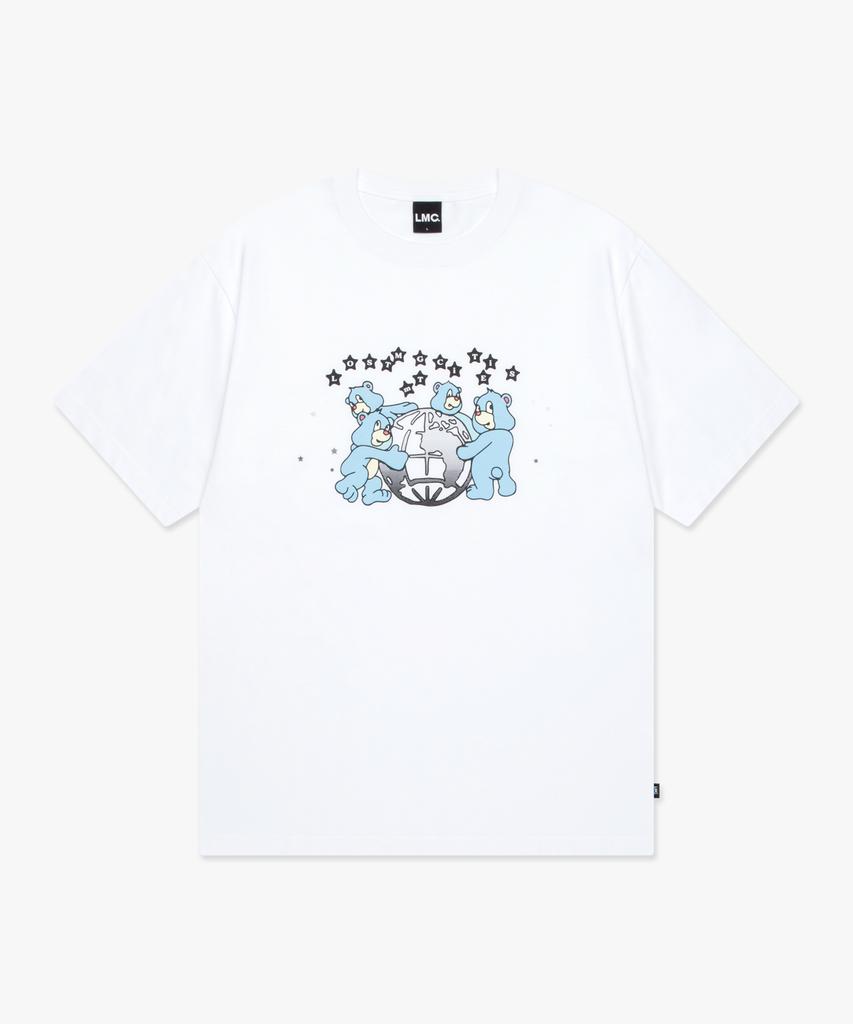 LMC Globe Bear Tee White