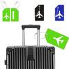 Of 3 Name Durable Silicone Stainless Steel Suitcase Information Protection Suitcase Name Holder with Name Tag for Suitcase [Set Tags] +