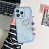 Epoxy mobile phone case 16E Apple 16PROMAX, 15 glitter 14 transparent 13mini simple 6/12 applicable