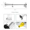 Universal 17inch Single Trumpet Car Air Horn 12V Compressor 150DB Super Loud Air Hose Car Horn Speaker for Truck Boat Motorcycle