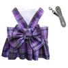 China Manufacturer Pet Plaid Skirt Chest Strap Leash Walking Dog Cat Vest Clothes Teddy Hair Bucket