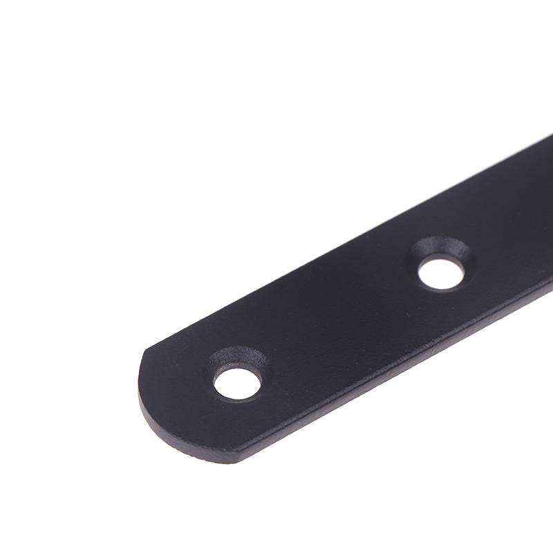 4Pcs Stainless Steel Brace Flat Metal Brackets Straight Brackets Mending Repair Plate Fixing Joining For Furniture Corner