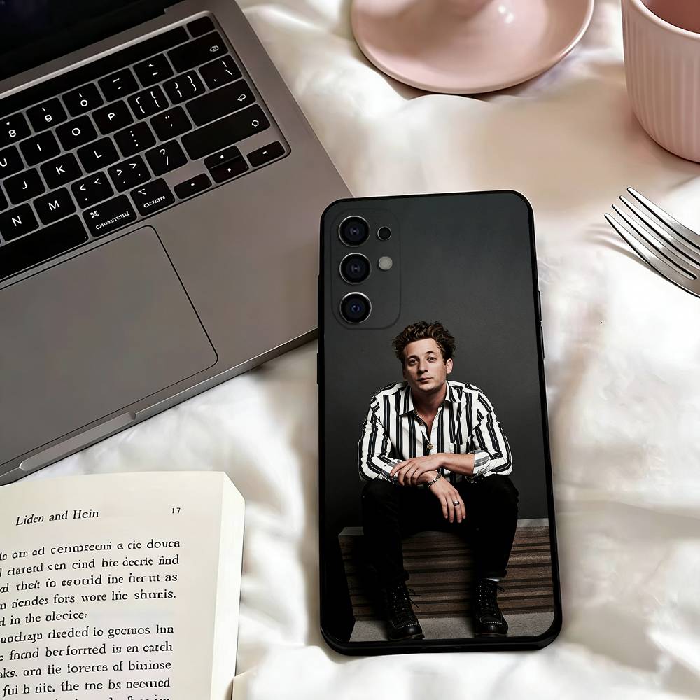 Jeremy-y Allen-n White Actor   Phone Case Black Silicone Soft For Samsung S25,S24,S21,S22,S23,S30,Ultra,S20,Plus,Fe,Lite