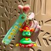 Lion Dance 2025 New Year Pendant Lucky Snake Key Ring Cute Snake Keychain  Ornament