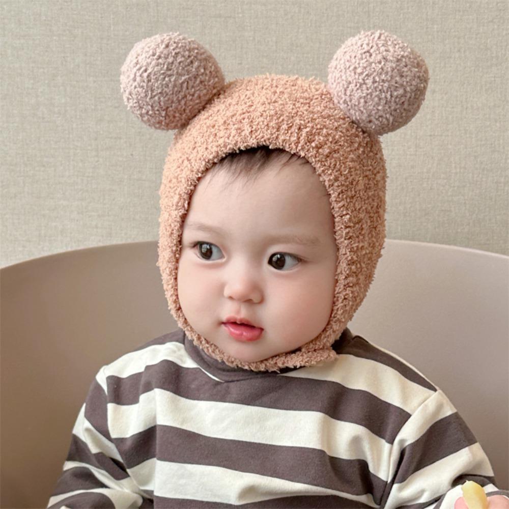 

Dome Baby Woolen Cap Soft Infant Pullover Hat Soft Infant Beanie Cap Outdoor