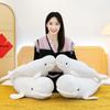 Large Beluga Whale Plush Pillow - Marine Animal Series