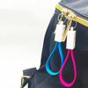 Type C Keychain USB Cable Keychain Lanyard Design Mini Key Chain Charger Cord   Phone Accessories