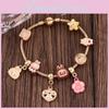 Labubu Cartoon Bead Bracelet Kit With Alloy Diy Components For Giftgiving And Creative Crafting